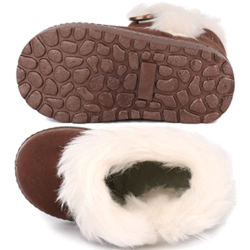 Image of Femizee Girls Boys Warm Winter Boots Kids Outdoor Snow Boots(Toddler /Little Kid)