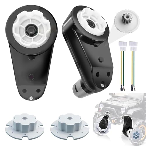 2PCS Kids Ride On Car Gearbox 12V RS550 40000RPM High-Speed Motor Gearbox for Power Wheels Kid's Ride on Toys Upgrade,High Torque Motor for Kid's Electric Vehicle Replace Parts,2 Free Coupler