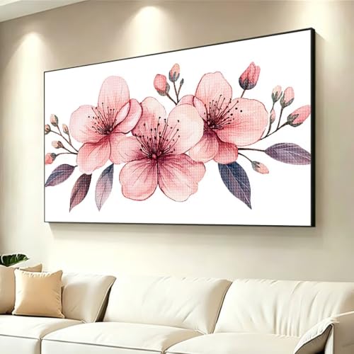 Peinture Diamant Adulte Rose XXL anti-stress pour réussir sa décoration murale