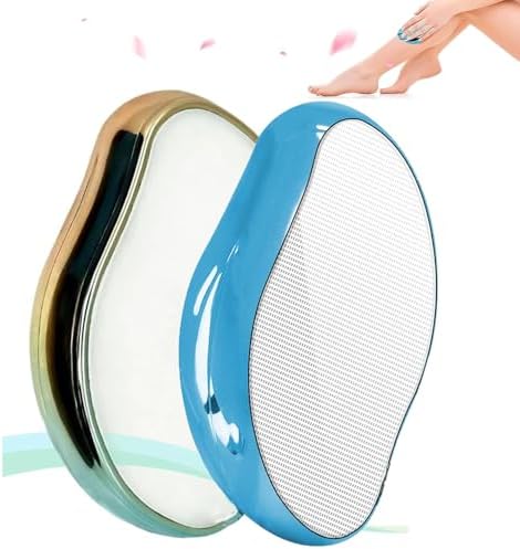 2PCS Crystal Hair Eraser for Women Reusable Hair Remover Stone, P...