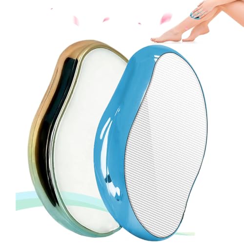 2PCS Crystal Hair Eraser for Women Reusable Hair Remover Stone,