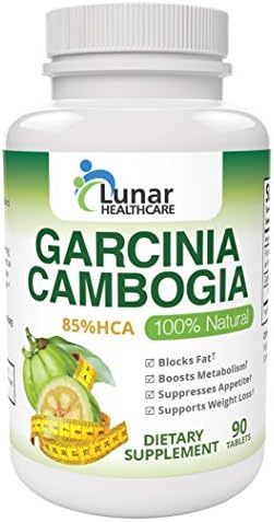Lunar Healthcare 85% HCA Garcinia Cambogia 1500mg Weight Loss Supplement