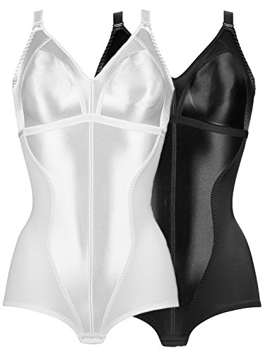 Preisvergleich Produktbild Naturana 2er Sparpack Minimizer Body 3263 = 90-D in Schwarz-Weiss
