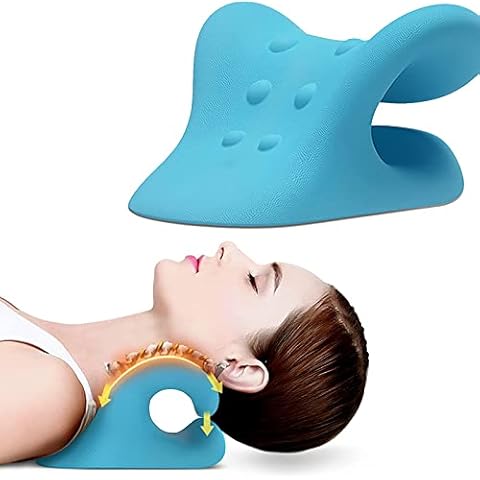 Neck Cloud, Neck Release Back Stretcher,Neck Cloud - Cervical Traction Device, Posture Corrector for TMJ Pain Relief Headache Muscle Relax Spine Alignment Chiropractic Cover