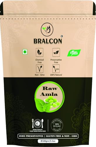 BRALCON Organic Raw Reetha, Amla, Shikakai, bhringraj, Hibiscus Combo- 500g(100g x 5 Pack)|100% Natural Whole Dried Shikakai, Reetha Nuts, Amla | Hair growth | Hair & Skin Care | Pure Raw form