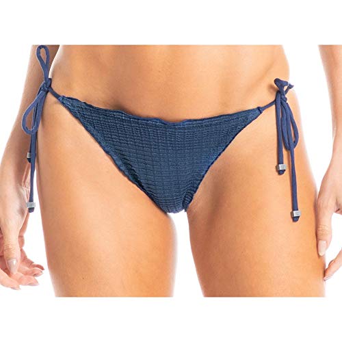 Biquíni Com Amarração Fru Fru Fiorella Azul/P