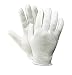 MAGID Medium Weight Cotton Inspection Womens Gloves, Ambidextrous, Form Fitting - Medium, 8