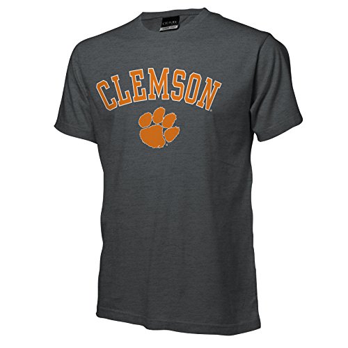 Ouray NCAA Clemson Tigers Short Sleeve Tee, Graphite, Large