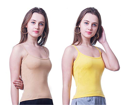 Image of Splash Women's Camisole Slip|Fine Cotton Rich Spaghetti Top for Women and Girls - 120