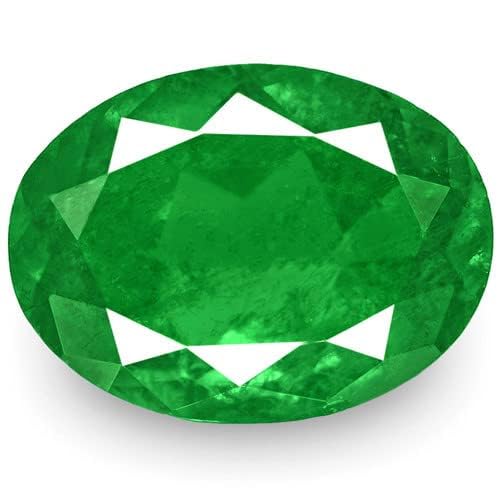 Pierre émeraude de 14 carats naturelle pour création de bijou personnalisé sur mesure