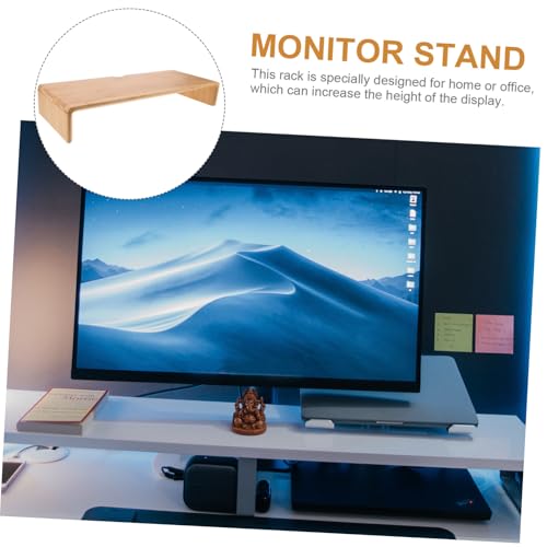 Support Moniteur Bureau Bambou OUNONA Riser Élégant Écran - 6