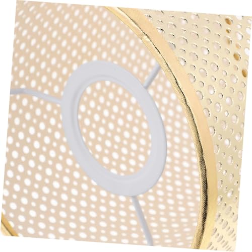 Pantalla de lámpara tejida con bambú artesanal para una mesa elegante 4
