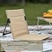 Zerodis Stadium Seat, Folding Chair Cushion with Back Support Portable Backrest Chair for Outdoor Camping Hiking Fishing (Khaki)