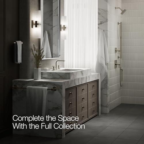 Kohler 23484-4-BN Parallel® Widespread Bathroom Sink Faucet, 1.2 gpm, Vibrant Brushed Nickel thumbnail 10