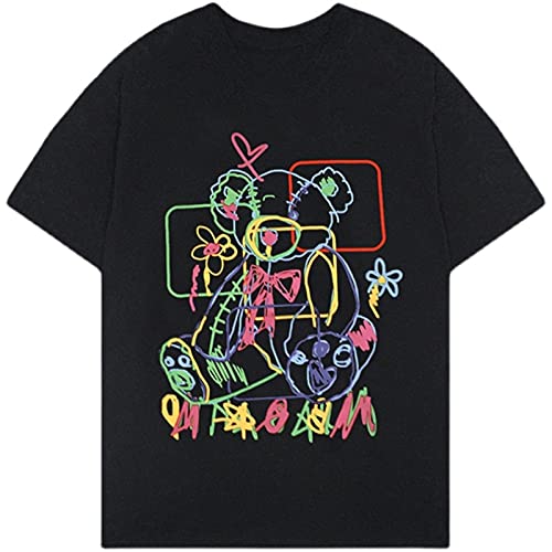 Skateboard Frog Women Summer Gothic T-shirt Anime Aesthetic Print Harajuku by Skateboard Frog - Used condition - Image 3