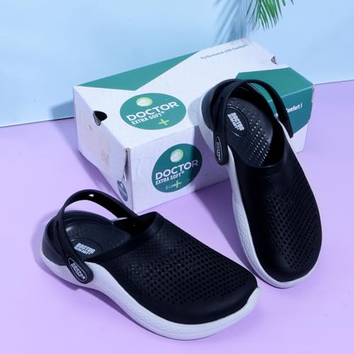 دكتور اكسترا سوفت صندل رياضي كلاسيكي كاجوال للرجال مع حزام خلفي قابل للتعديل للبالغين، موديل D-513