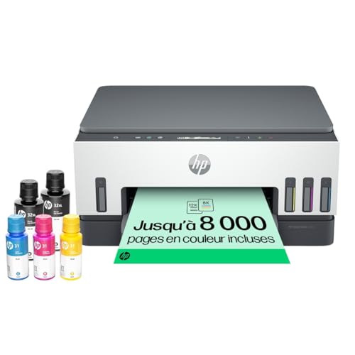 HP Smart Tank 7005, 28B54A, Imprimante Multifonction Couleur, Réservoir d'encre à haut volume...
