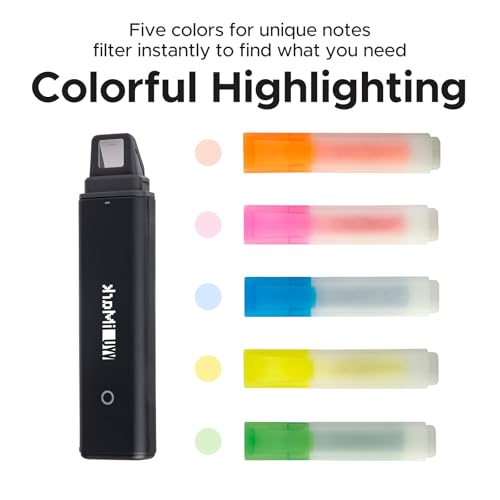 VYU Caneta digitalizadora iMark para leitura, marca-texto digital, marcadores de livros para leitura