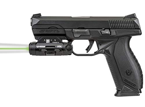 Viridian X5L Gen 3 Universal Green Laser Tactical Light (500 Lumens) Instant-On, Removable Rechargeable Battery #TOP3