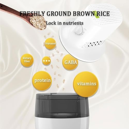 Automatic Rice Milling and Hulling Machine with Adjustable Gears for Home Use, Efficient Grain Processing in Minutes