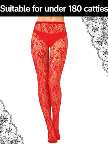 Image of Bencailor 3 Pairs Halloween Women Fishnet Stocking Tight Legging Black Stockings Small Hole Pattern High Pantyhose Waist Lace