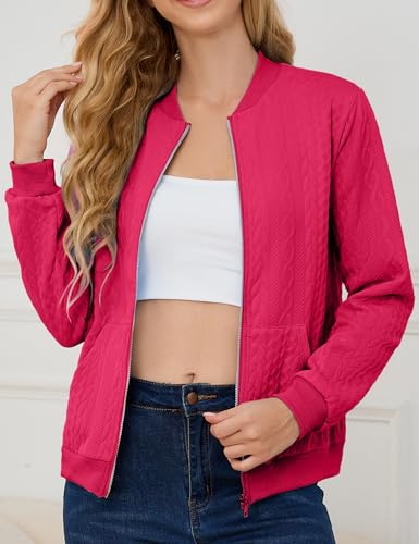 Image of Womens Full Zip Up Cardigan Sweater Casual Solid Long Sleeve Sweatshirt Coat with Pocket
