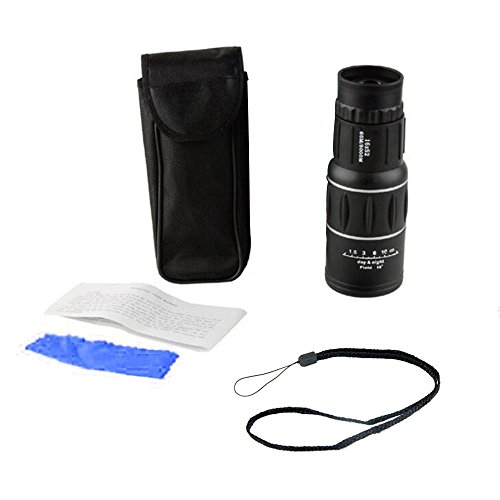 Kungix Telescopio monoculare compatto, da 16x52