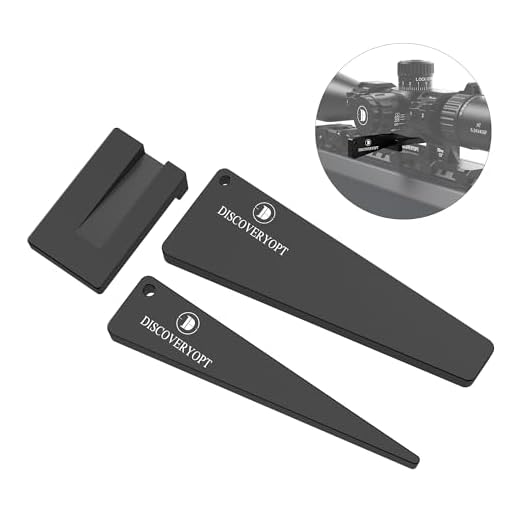 DISCOVERYOPT Scope Level Combo for Rifle Scope Mounting, Scope Leveling Kit, Scope Level Wedge in One-Piece Mounts or Scope Rings