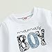 Geagodelia Baby Jungen Kleidung Outfit Babykleidung Set Langarmshirt Sweatshirt + Hose Neugeborene Weiche Babyset Mama's Boy Zweiteiler (A - Weiß & Blau, 0-6 Monate)