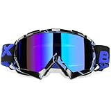 BATFOX Motorcycle Glasses Goggles Dirt Bike Motocross Safety ATV Tactical Riding...