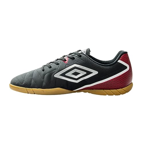 Chuteira Futsal Umbro Attak Eternal Preto/prata/vermelho U01fb073-184-41