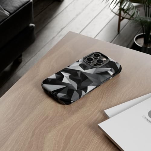 Coque iPhone 14 Pro géométrique rigide évite les rayures - 4