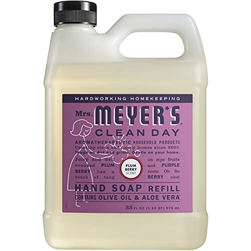 Mrs. Meyer’s Clean Day Liquid Hand Soap Refill, Plum Berry, 33 Oz. (2 Pack) #TOP11
