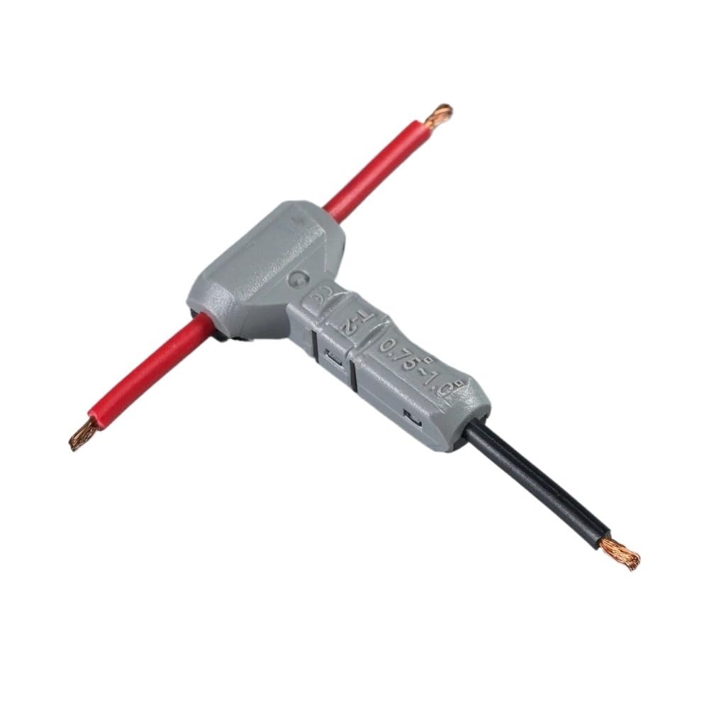 Connecteurs de fils à épissure rapide type T T-2, 100 pièces, for bornes à, électriques, automobiles, 18 AWG, 0,75 mm
