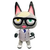 Ycixri Animal Crossing New Leaf Plush Toy Suitable for Collection, Animal Crossing: New Horizons Stuffed Doll Toy for Boy Girl Christmas Halloween Birthday Gift, 8“ (Raymond)