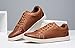 Jousen Men's Fashion Sneakers Casual Dress Shoes for Men Breathable Business Sneaker (AMY870 Yellow Brown 10.5)