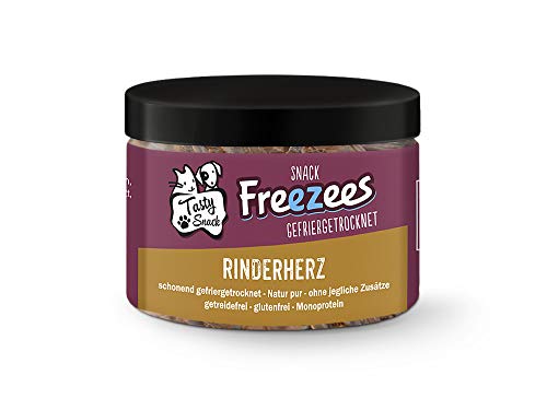 TastySnack Freezees Snacks für Katzen Rinderherz 40g | Monoprotein | getreidefrei | gefriergetrocknet Cover