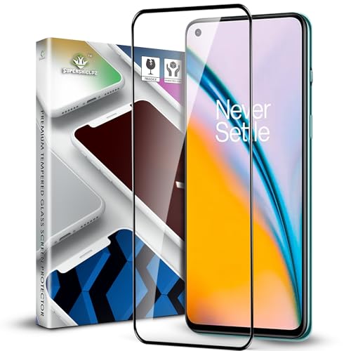 Image of Supershieldz NeoGuard HD+ Tempered Glass Screen Protector Guard for OnePlus Nord 2T 5G / Nord 2 5G / Nord CE 5G, 9H Hardness, Edge-to-Edge, Military Grade Protection, Easy Installation Kit