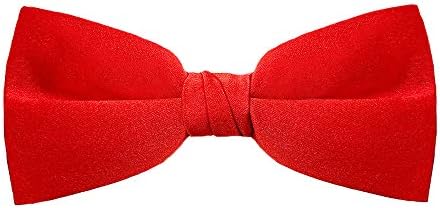 Red Satin 2 1/2 Bow Tie