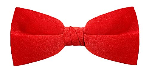 Red Satin 2 1/2 Bow Tie