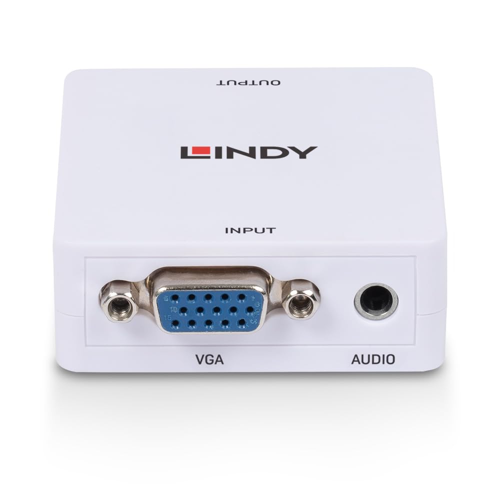 Lindy 38165 convertidor de video - Conversor de vídeo (480i,480p,576i,576p,720p,1080i,1080p, 6,75 Gbit/s, Negro, HDMI, 100/240 V, 87 mm)