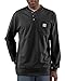Carhartt Mens Workwear Pocket Long-Sleeve (Regular and Big & Tall Sizes) Henley Shirts, Black, Small US