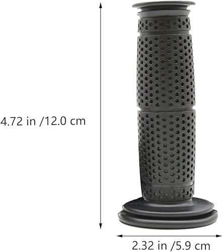 Miniatura 9 de PartyKindom 1 par de empuñaduras de goma para manillar de motocicleta para mayor comodidad y control compatibles con varios modelos