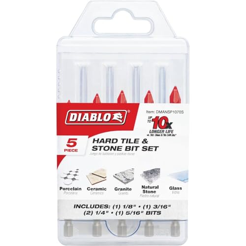 Diablo Hard Tile & Stone Drill Bit Set