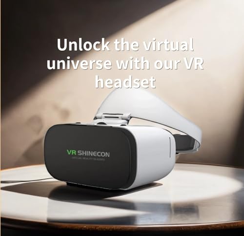 VR SHINECON 3D VR Headset for iPhone & Android Phones - Virtual Reality Goggles Set| Compatible 4.7-6.7 inch iPhone & Android - Image 3