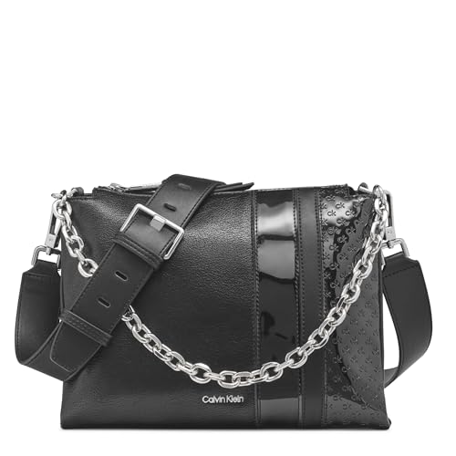 Image of Calvin Klein Women's Rain Triple Compartment Chain Crossbody