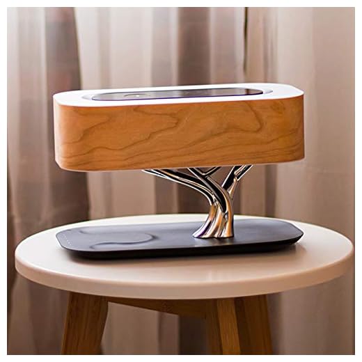 Lampe De Table Ledlampe De Chevet Chargeur sans Fil avec Haut-Parleur Bluetooth Fonction D'cran Tactile pour La Luminosit Et Le Volume
