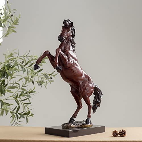 Youfine Big Size Hoof Horse Statue,Real Bronze Casting, 28.3 Inches Animal Statue For Home Garden Decor #TOP2