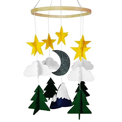 image for ESOUL TECHNOLOGY Baby Crib Mobiles Nursery Decor Pack and Play Party S