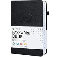 Pocket Password Keeper | Tragbare Adressbücher – Sicherer A6-Adress-Organizer zum Organisieren wichtiger Website-Adressen, E-Mails, Benutzernamen